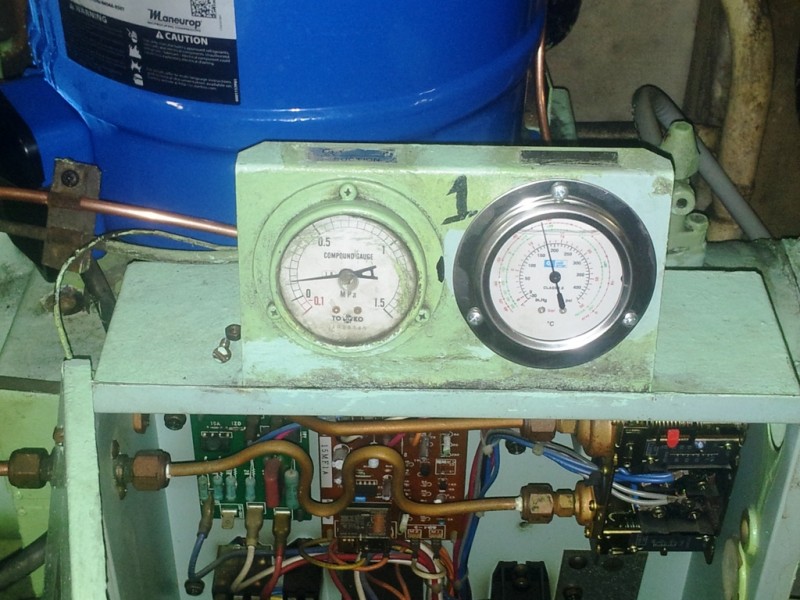 Refrigerant line welding