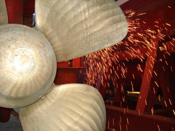 Propeller installation